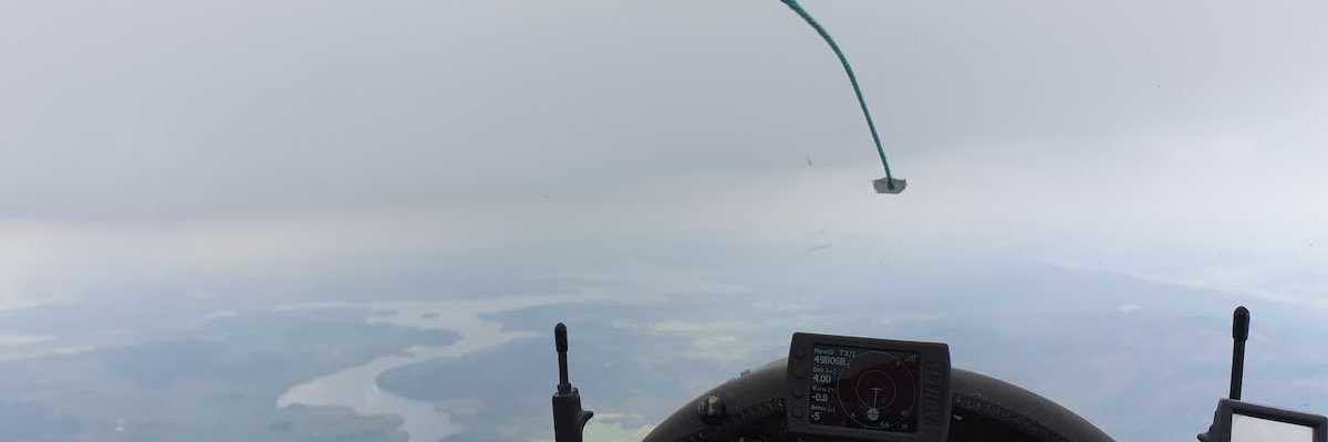Flugwegposition um 15:08:30: Aufgenommen in der Nähe von Okres Prachatice, Tschechien in 2439 Meter